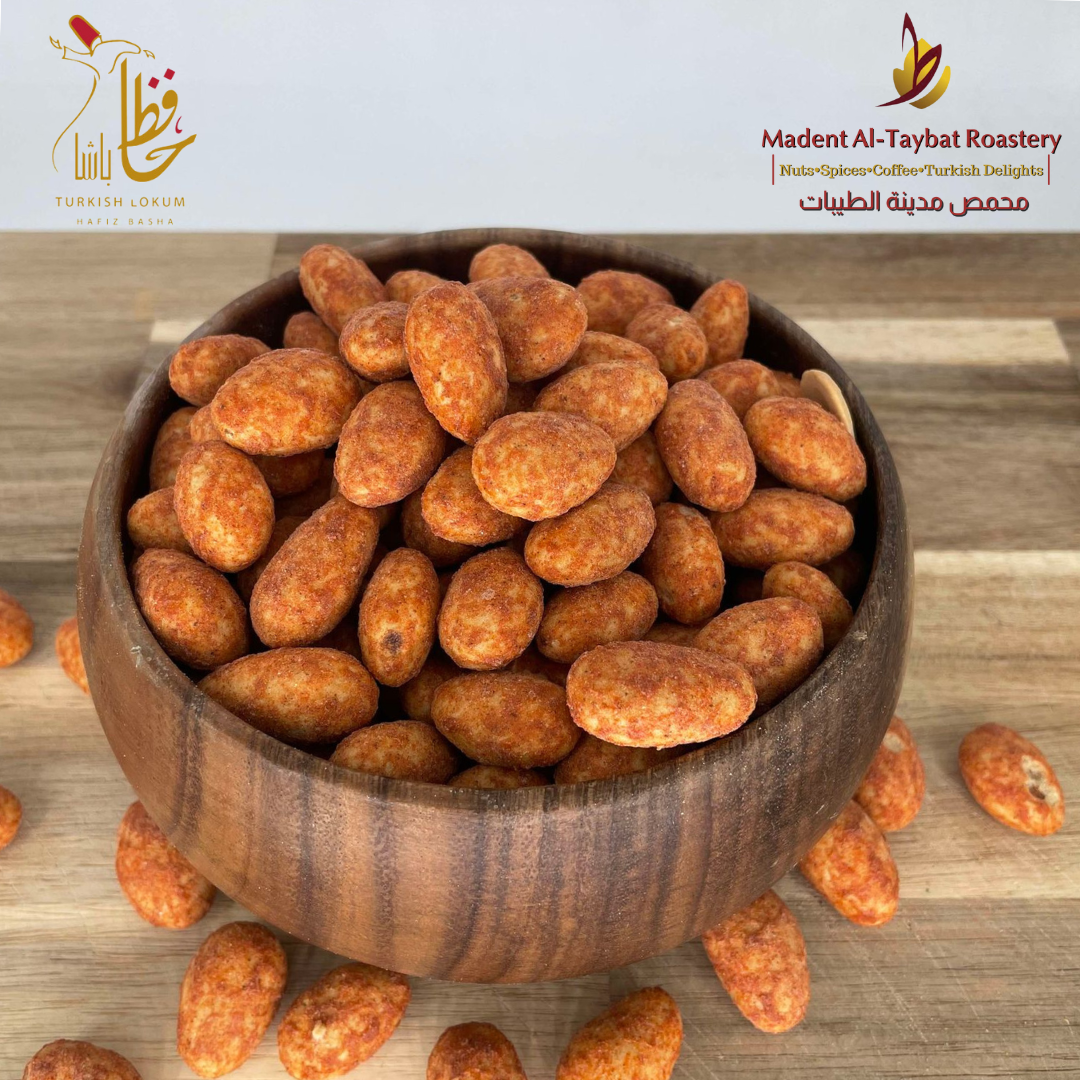 Roasted Cheese Coated Almonds